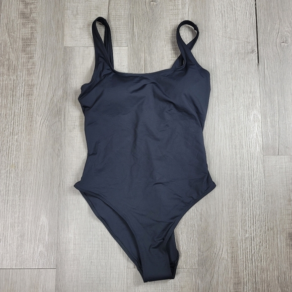 Everlane The Square-Neck One-Piece Black NWT / NWOT - Picture 3 of 5